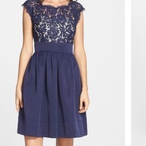 Eliza J navy cocktail dress 2P